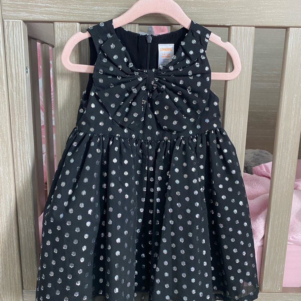 Infant girls dress 12-18 months polka dot